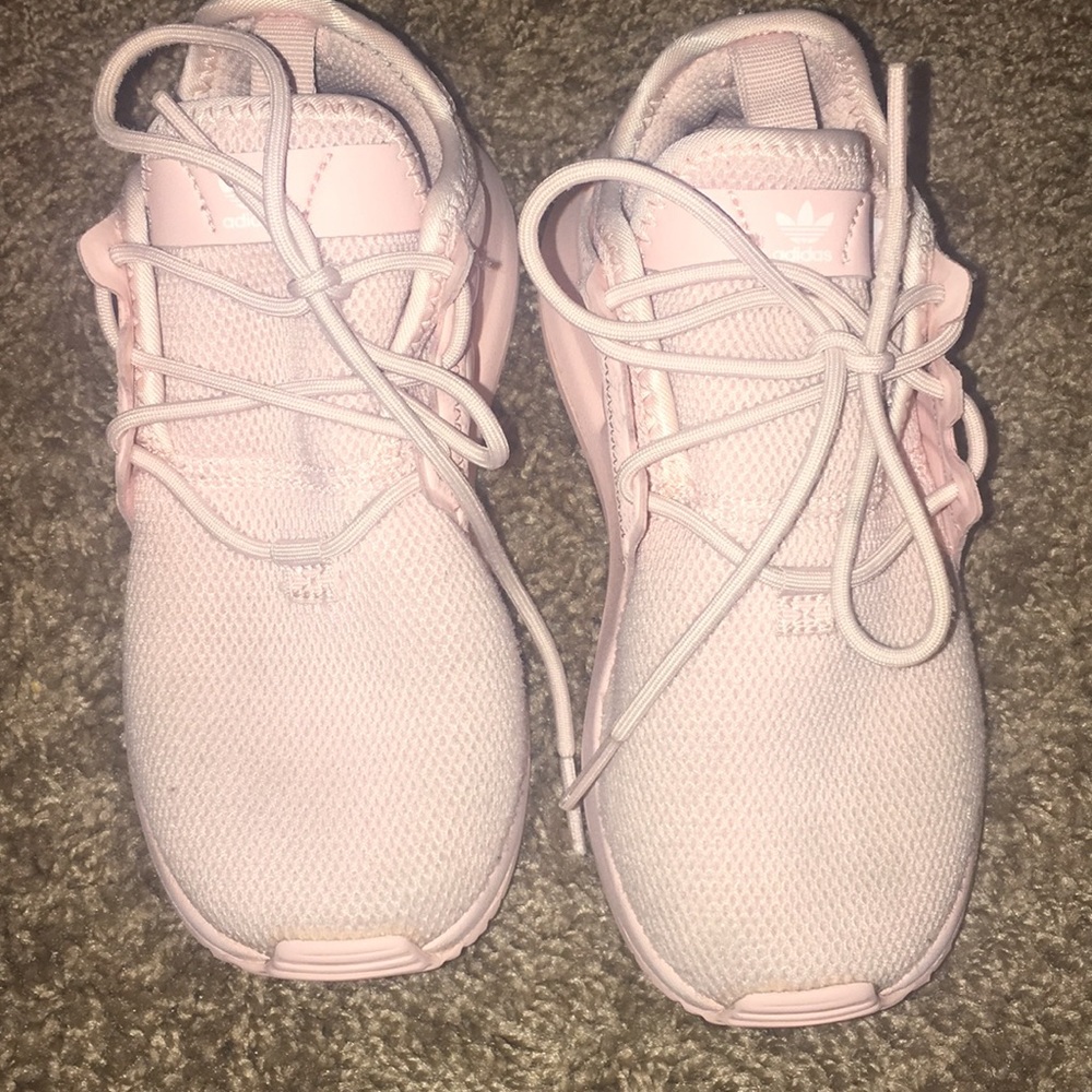 Blush adidas girls size 11c
